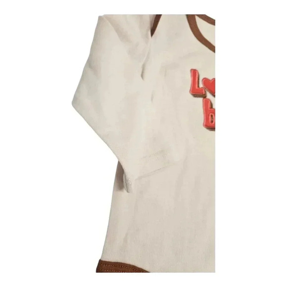 0-3M Lover Boy Baby Boy 2 Piece Bodysuit with Pants - Picture 5 of 6